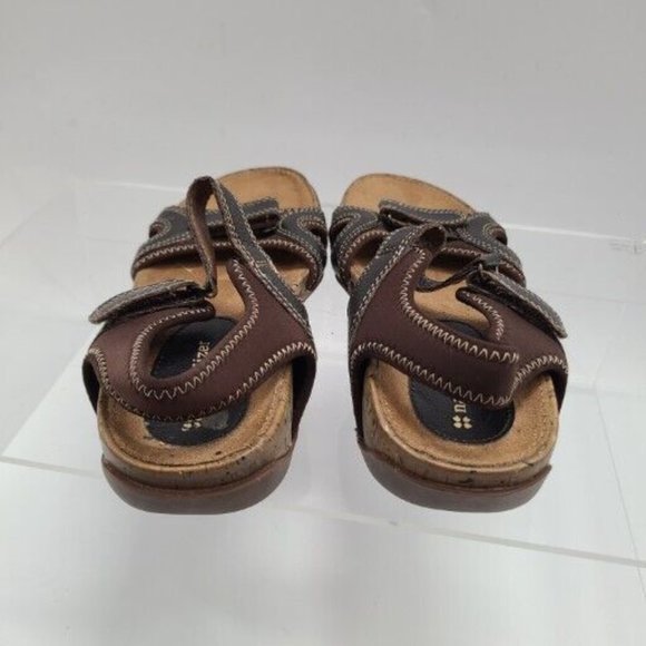 Women's NATURALIZER Monteda Leather‎ Ankle Strap Brown Sport Sandals US Size 8M - Picture 5 of 6